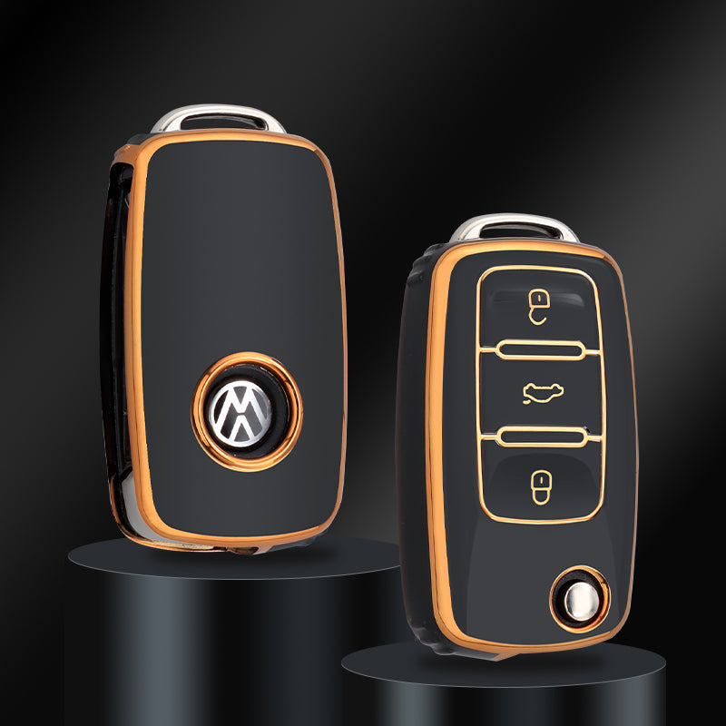 غطاء مفتاح Volkswagen Polo, Golf, Passat, Touareg, Tiguan, Beetle, Caddy, T5, Up, Eos