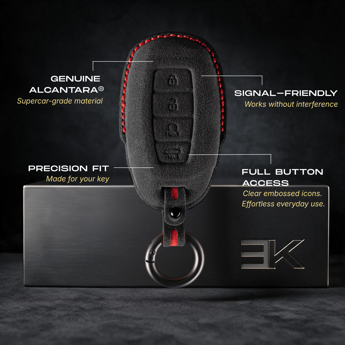 Hyundai Key Fob Cover — Official Alcántara® | Staria, H-1, Starex & More