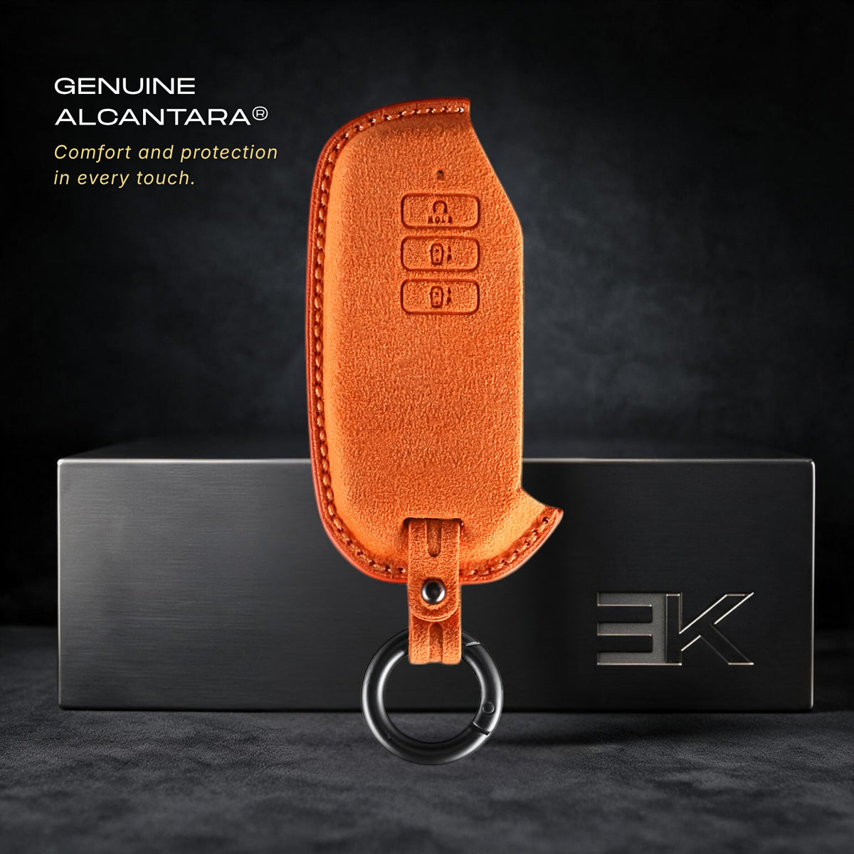Kia Key Fob Cover — Official Alcántara® | Telluride, Carnival, Stinger & More
