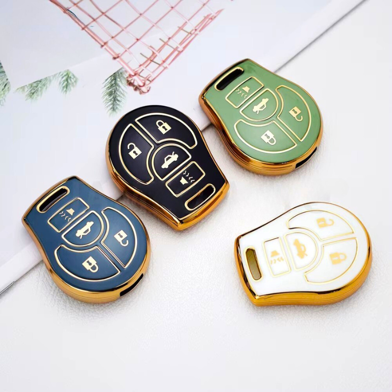 غطاء مفتاح Nissan Juke, Micra, Qashqai, March, Rogue, Maxima, Terrano, Cube, Pathfinder, Altima, Sentra, Tiida (3 Button)