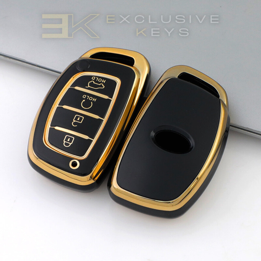 Hyundai غطاء المفتاح الذكي – 4 أزرار (Remote Start + Trunk)