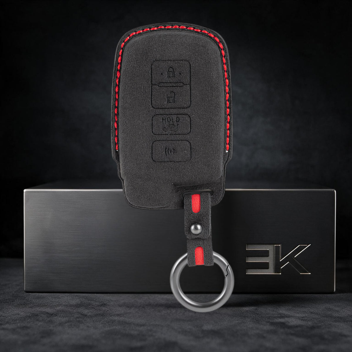Toyota Key Fob Cover — Official Alcántara® | Yaris Cross, Corolla Cross, Veloz & More (4 Buttons)