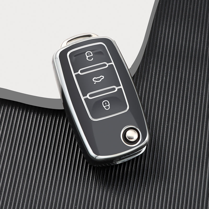 غطاء مفتاح Volkswagen Polo, Golf, Passat, Touareg, Tiguan, Beetle, Caddy, T5, Up, Eos