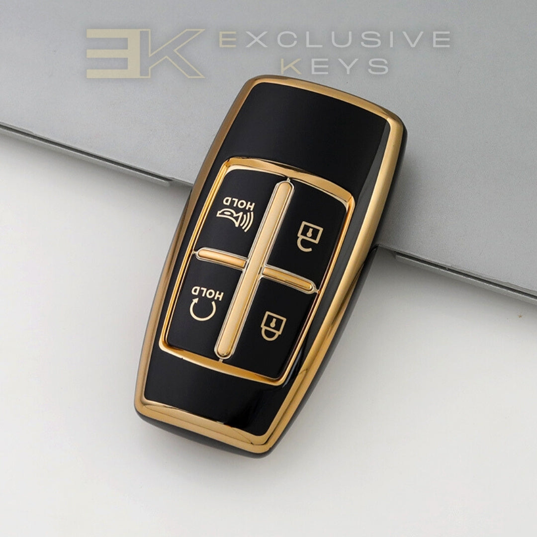 Genesis 4-Button Etui na klucz – Remote Start Top Right / Panic (Horn) Bottom Right