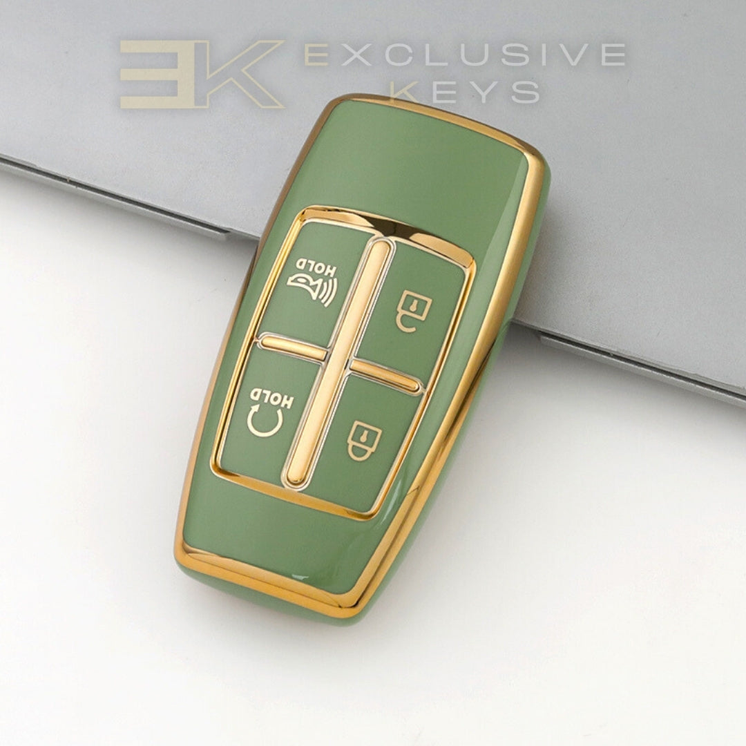 Genesis 4-Button Etui na klucz – Remote Start Top Right / Panic (Horn) Bottom Right