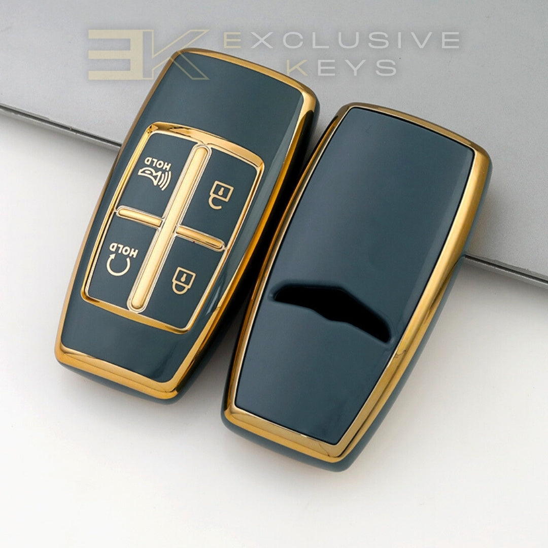 Genesis 4-Button Etui na klucz – Remote Start Top Right / Panic (Horn) Bottom Right