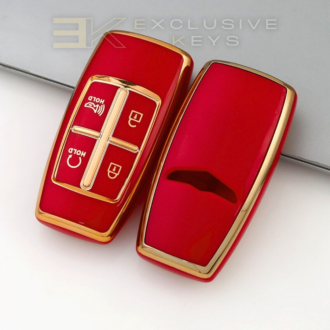Genesis 4-Button Etui na klucz – Remote Start Top Right / Panic (Horn) Bottom Right