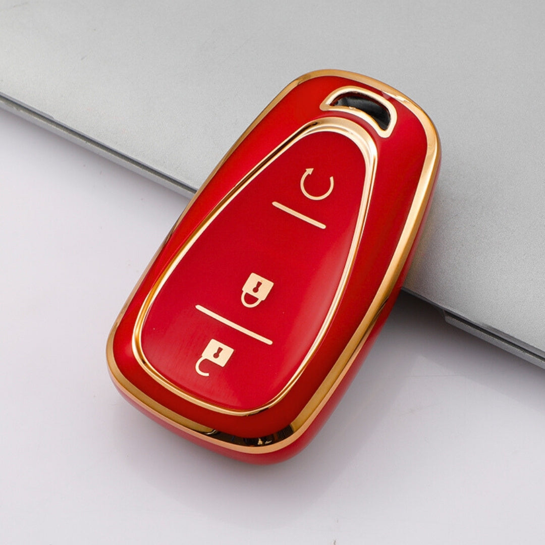 Chevrolet غطاء المفتاح – 3 أزرار (Remote Start)