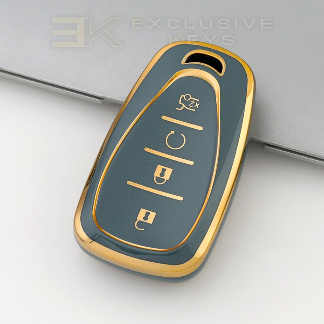 Chevrolet Smart sleutelcover – 4 knoppen (Remote Start + Trunk x2)