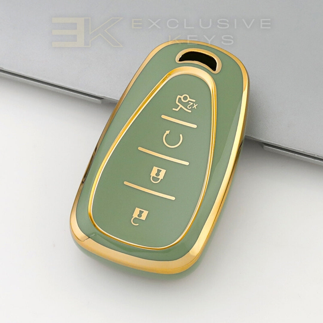 Chevrolet Smart sleutelcover – 4 knoppen (Remote Start + Trunk x2)