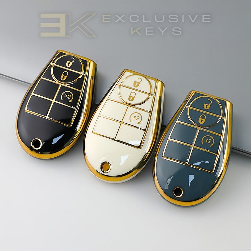 Jeep, Chrysler & Dodge Funda para llave – 3 botones