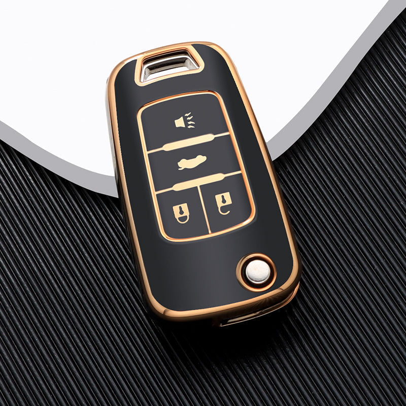 Étui pour Chevrolet Cruze, Aveo, Trax, Sail, Malibu y Captiva (4 buttons)