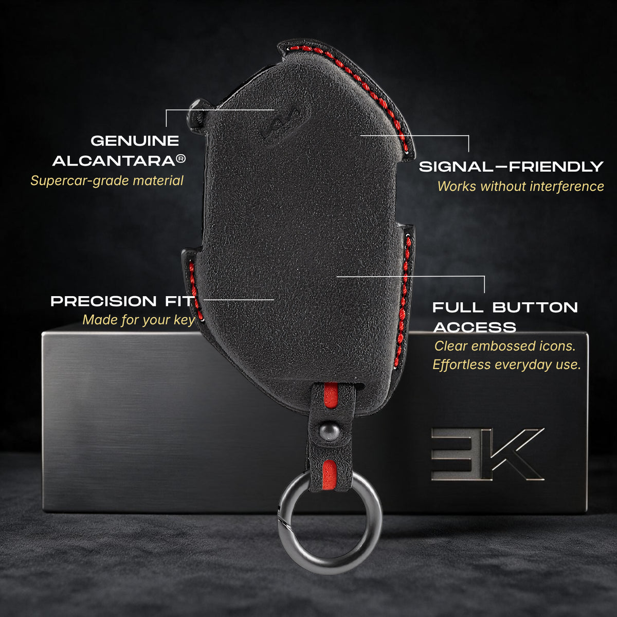 Kia Sleutelhoes — Officieel Alcántara® | Forte, Rio, Ceed & More