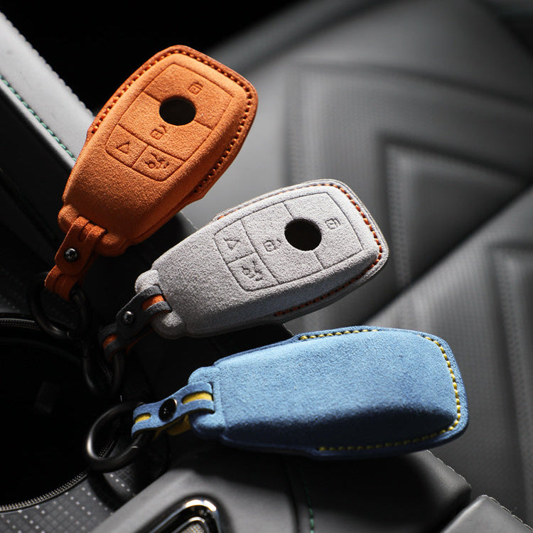 Mercedes Key Fob Cover — Official Alcántara® | GLC, GLE, GLS & More