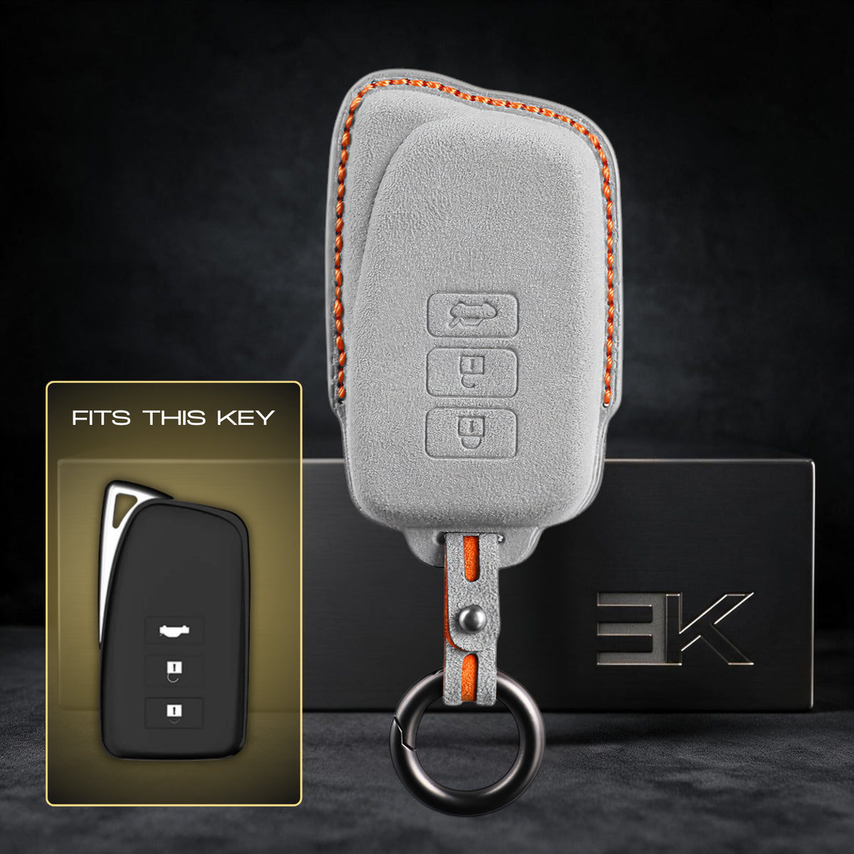 Lexus Key Fob Cover — Official Alcántara® | ES, RX, NX & More (2 Buttons)