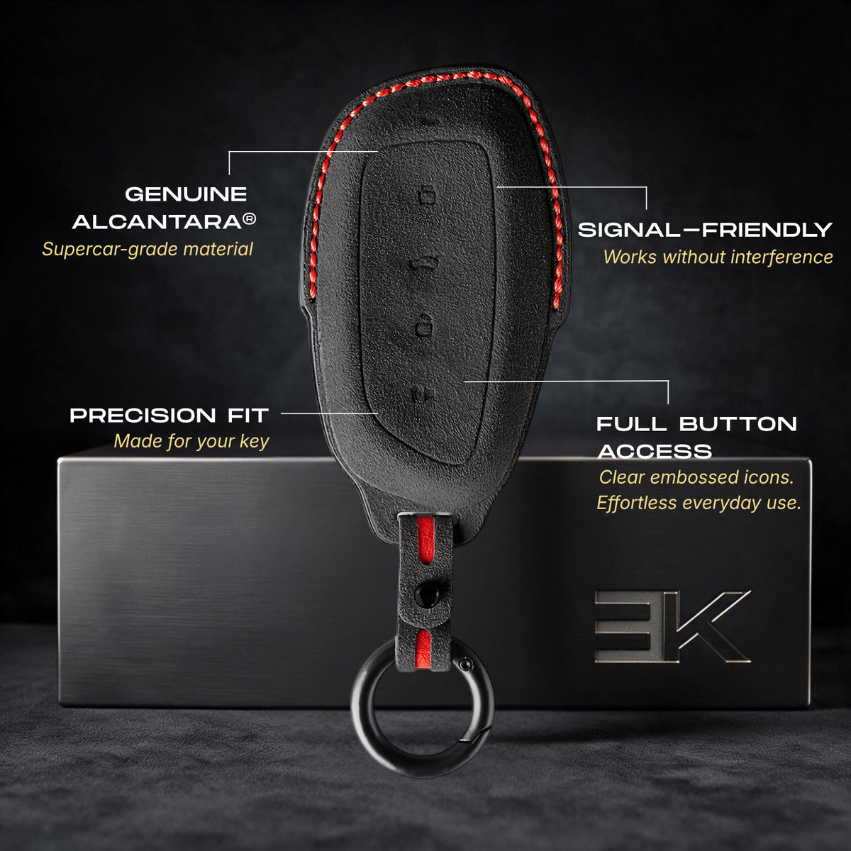 Haval Key Fob Cover — Official Alcántara® | H6, Jolion, H9, Dargo & More