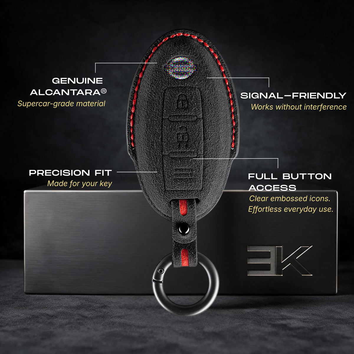 Custodia Nissan — Alcántara® Ufficiale | X-Trail, Qashqai, Juke & More