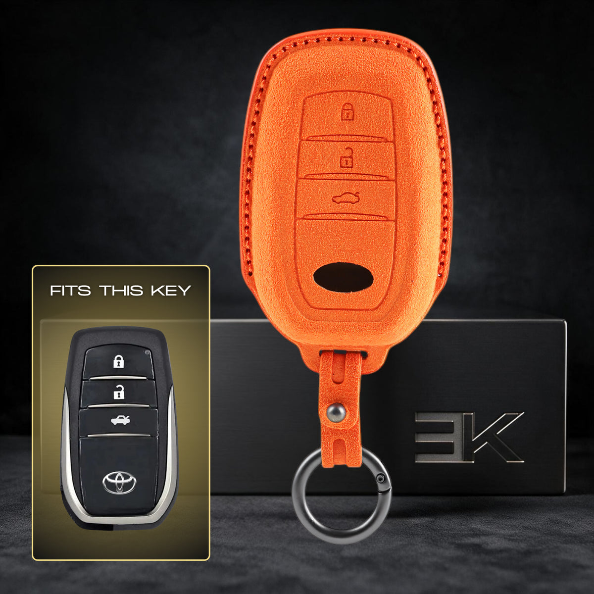 Toyota Key Fob Cover — Official Alcántara® | Yaris Cross, Corolla Cross & More