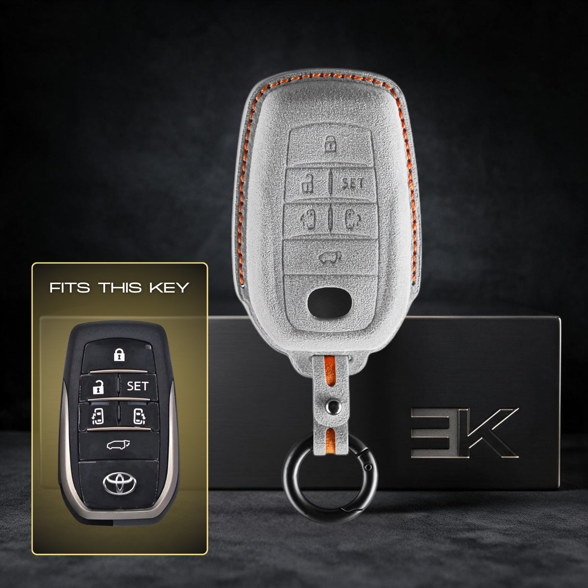 Toyota Key Fob Cover — Official Alcántara® | bZ4X, bZ3, Prius Plus & More