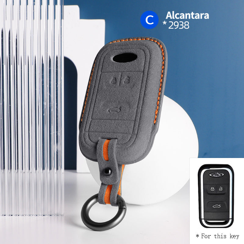 Chery Key Fob Cover — Official Alcántara® | Jaecoo 7, Omoda C5, Tiggo 8 & More