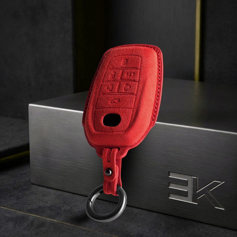 Toyota Key Fob Cover — Official Alcántara® | bZ4X, bZ3, Prius Plus & More