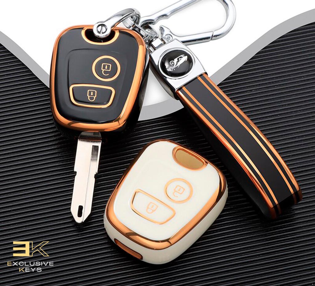 غطاء مفتاح Peugeot 106, 107, 206, 207, 306, 307, 406, 407 (2 buttons)