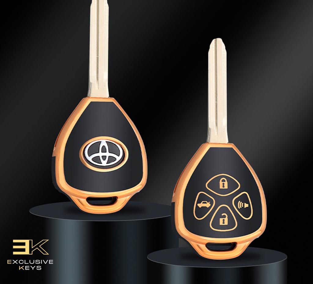 Étui pour Toyota Corolla, Camry, Reiz, RAV4, Crown, Avalon, Venza, Matrix, Yaris 4