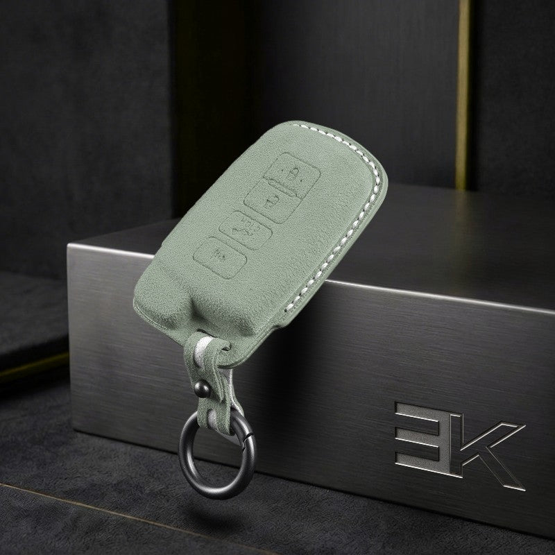 Toyota Key Fob Cover — Official Alcántara® | Yaris Cross, Corolla Cross, Veloz & More (4 Buttons)