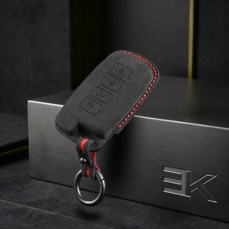 Toyota Key Fob Cover — Official Alcántara® | Yaris Cross, Corolla Cross, Veloz & More (4 Buttons)