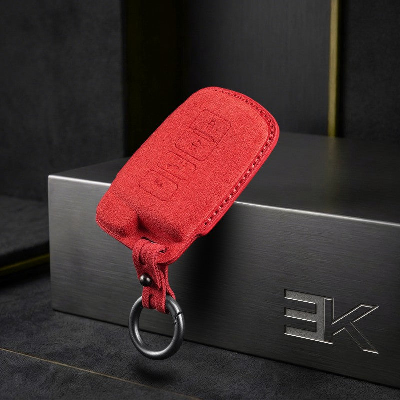 Toyota Key Fob Cover — Official Alcántara® | Yaris Cross, Corolla Cross, Veloz & More (4 Buttons)