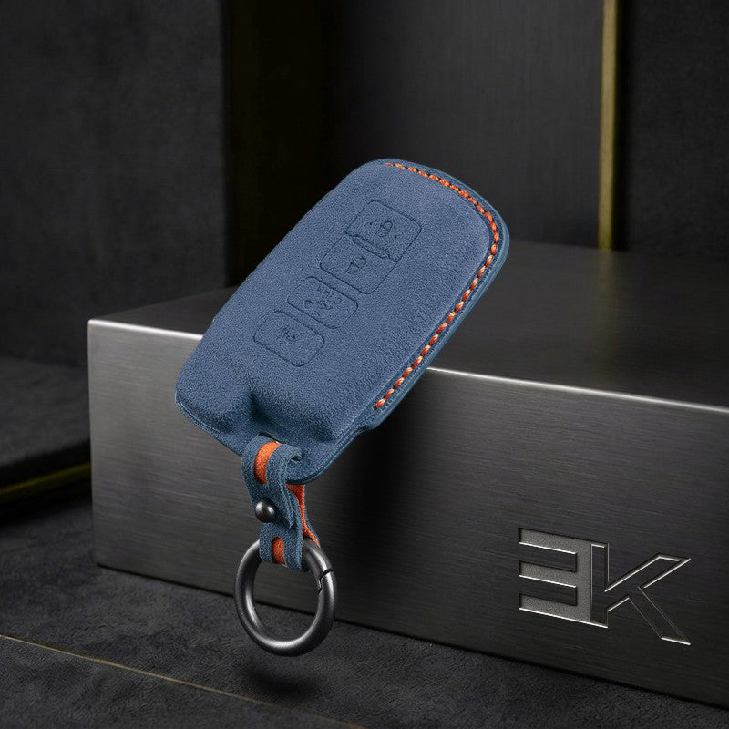 Toyota Key Fob Cover — Official Alcántara® | Yaris Cross, Corolla Cross, Veloz & More (4 Buttons)