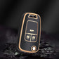 Étui pour Opel Vauxhall, Astra J, Corsa, Insignia, Mokka (3 Buttons)
