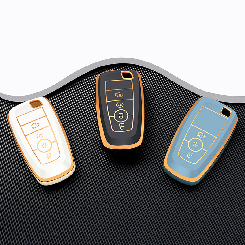 Funda para Ford Edge, Fusion, Mustang, Explorer, F150, F250, F350, Ecosport (4 botones)