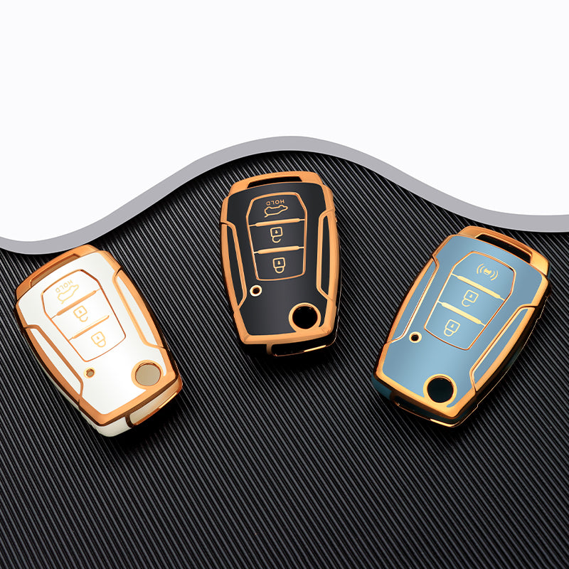 Funda para SsangYong Tivoli, Kyron, Sanka, Actyon, Korando, Rexton (Botón keyless)