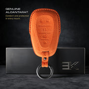 Chevrolet & GMC Key Fob Cover — Official Alcántara® | Camaro, Silverado, Tahoe, Suburban, Malibu, Equinox, Traverse, Corvette & More (5 Buttons)
