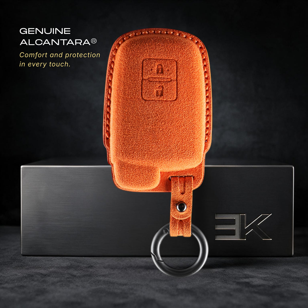 Toyota Key Fob Cover — Official Alcántara® | Yaris Cross, Corolla Cross, Veloz & More
