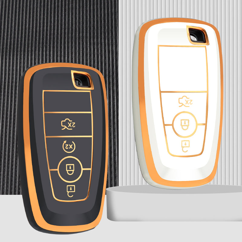 Funda para Ford Edge, Fusion, Mustang, Explorer, F150, F250, F350, Ecosport (4 botones)
