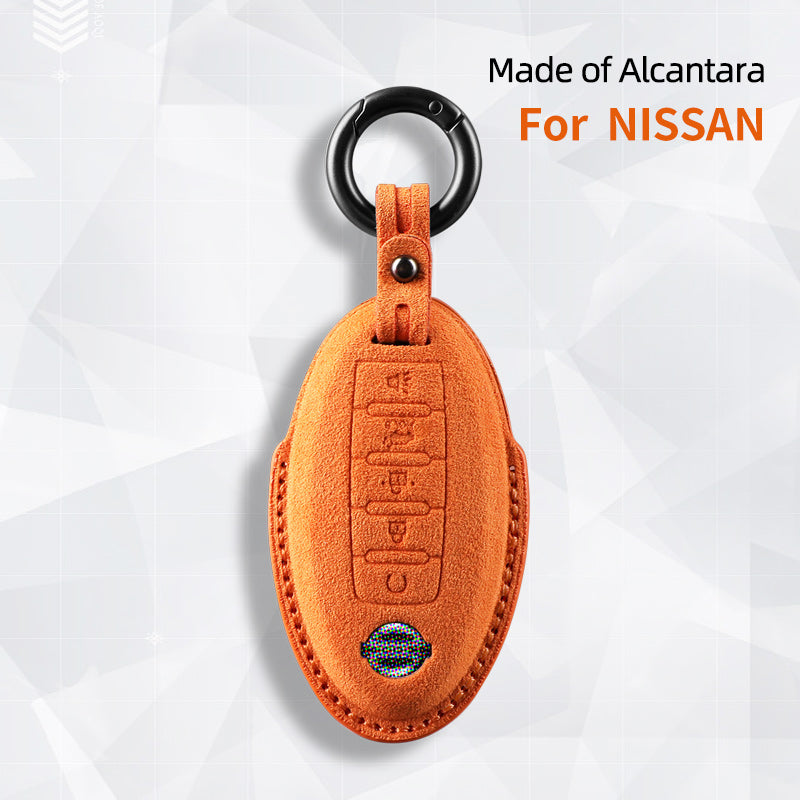 Nissan Schlüsselhülle — Offizielle Alcántara® | Patrol, Navara, Frontier & More