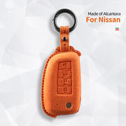 Nissan Key Fob Cover — Official Alcántara® | Pulsar, Primera, Cedric & More