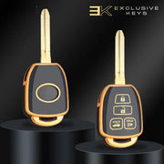Étui pour Toyota Prius, Corolla, Yaris, Avensis, Camry y RAV4 (4 buttons) (2012, 2013, 2014, 2015, 2016, 2017, 2018)