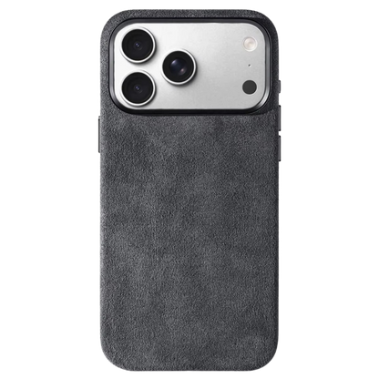 غطاء iPhone ألكانتارا — غطاء سويد فاخر