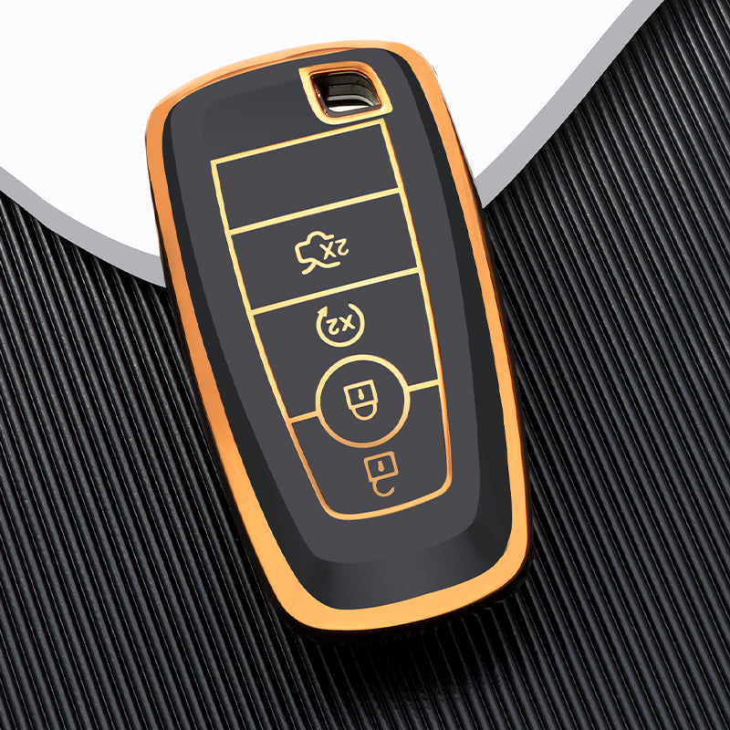 Funda para Ford Edge, Fusion, Mustang, Explorer, F150, F250, F350, Ecosport (4 botones)