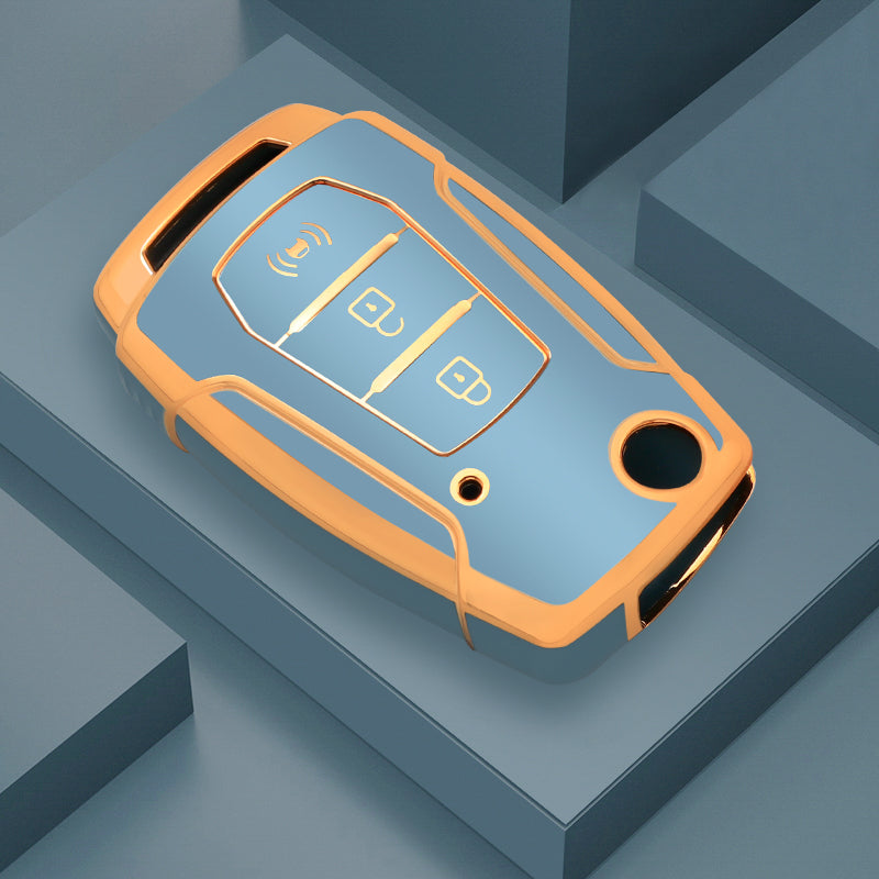 Funda para SsangYong Tivoli, Kyron, Sanka, Actyon, Korando, Rexton (Botón keyless)