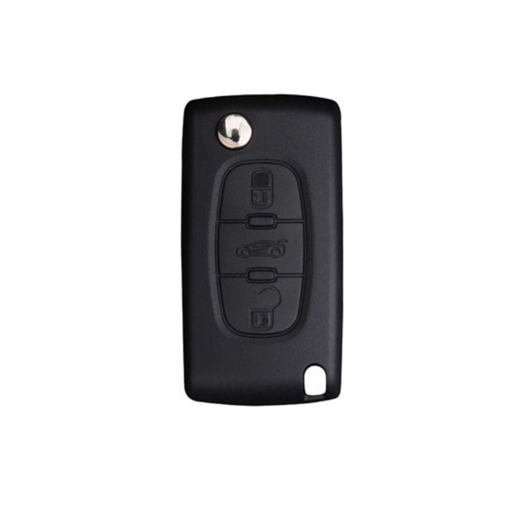 Cover voor Peugeot 107, 207, 307, 308, 407, 607, 3008, 5008 (3 Buttons)