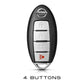 Infiniti Key Cover - 4 Buttons