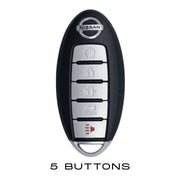 Nissan غطاء المفتاح - 5 أزرار