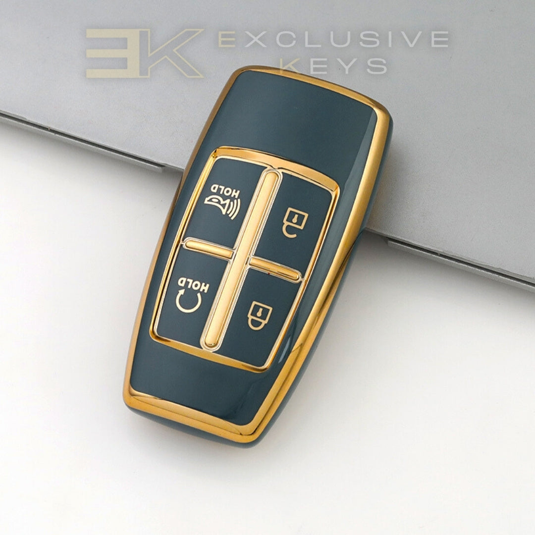Genesis 4-Button Etui na klucz – Remote Start Top Right / Panic (Horn) Bottom Right
