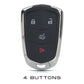 Cadillac Cover chiave - 4 pulsanti