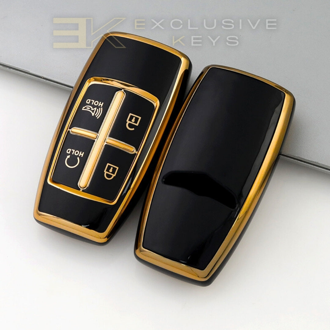 Genesis 4-Button Etui na klucz – Remote Start Top Right / Panic (Horn) Bottom Right