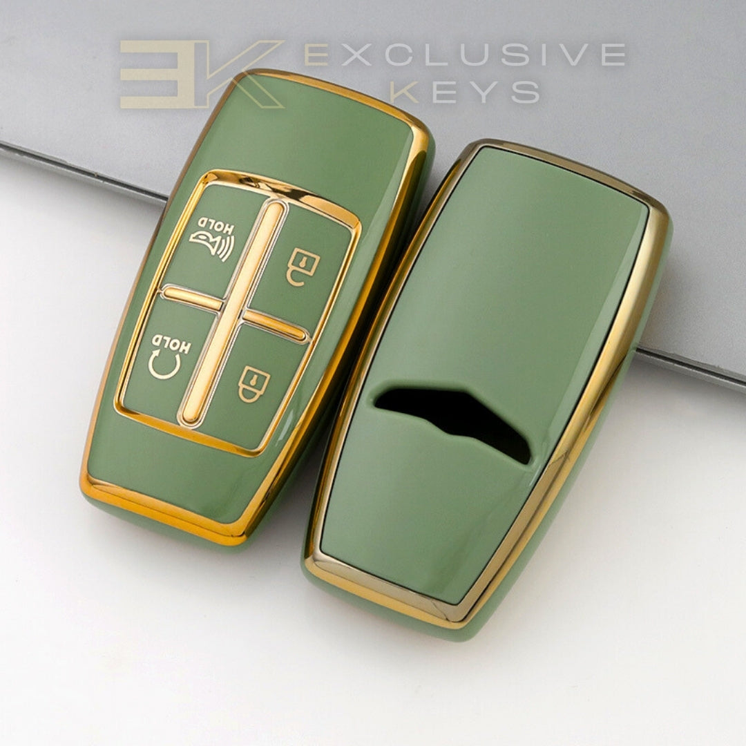 Genesis 4-Button Etui na klucz – Remote Start Top Right / Panic (Horn) Bottom Right